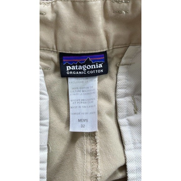 PATAGONIA ORGANIC COTTON KHAKIS MEN'S PANT SIZE 32 - Picture 8 of 9